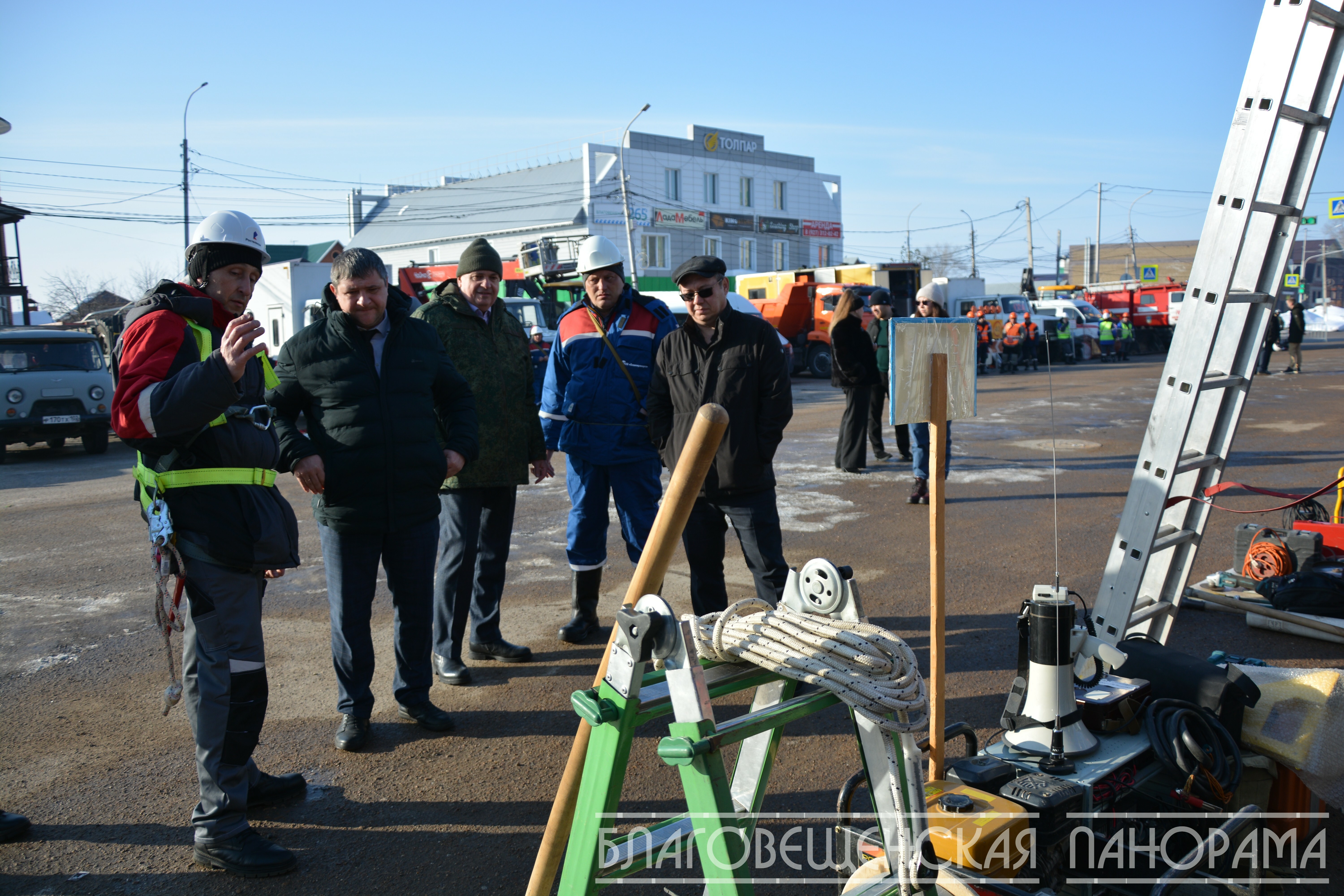 В Благовещенском районе прошел смотр техники
