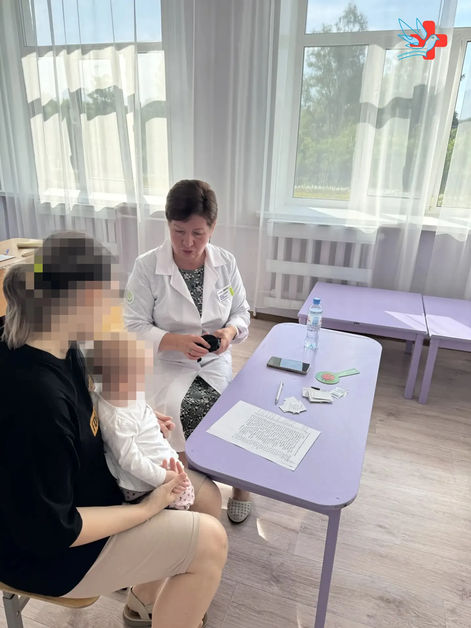 Специалисты Благовещенской ЦРБ провели выездной осмотр жителей отдаленных сел