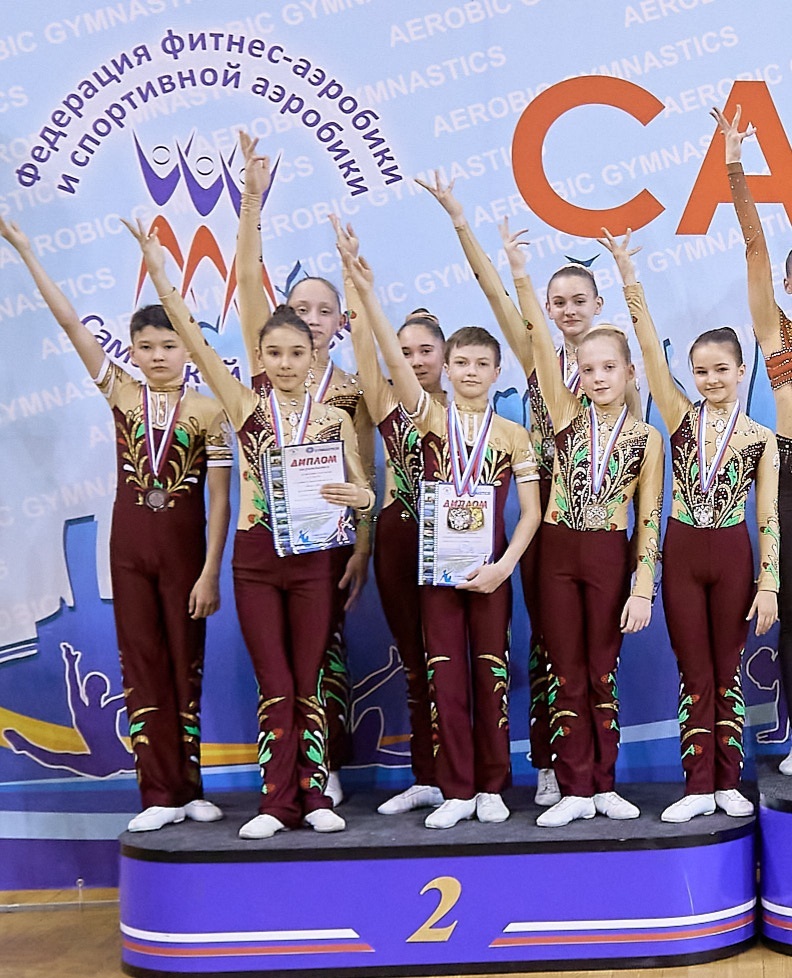 Благовещенские гимнасты привезли 52 медали с турнира «Волга-2022» по спортивной аэробике