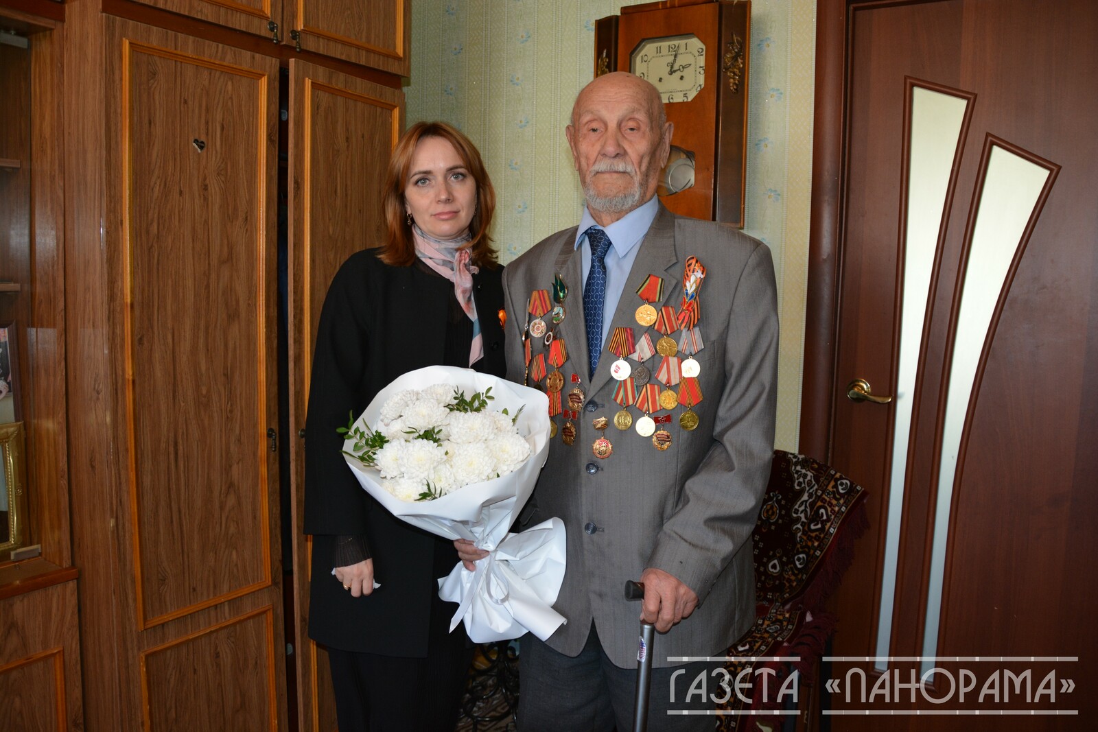 В Благовещенске поздравили единственного ветерана Великой Отечественной войны