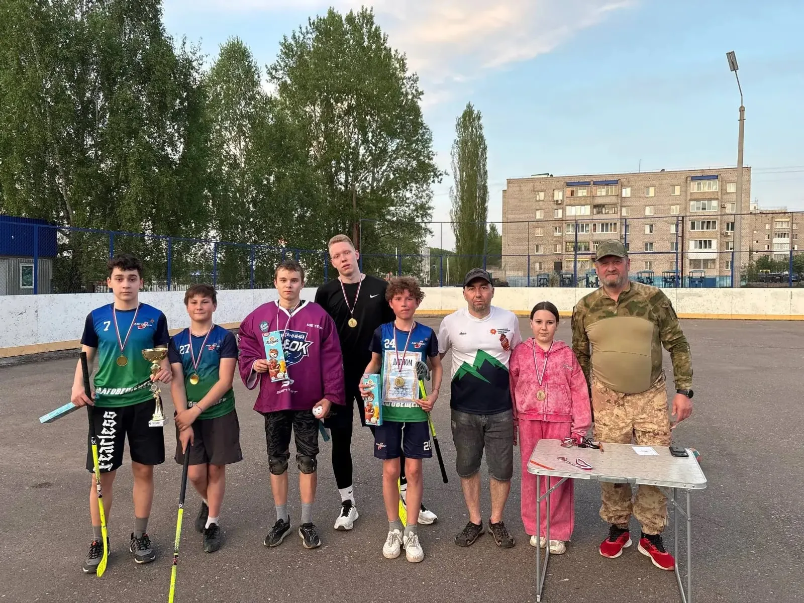 Флорбольный турнир в честь Дня Победы прошел в Благовещенске