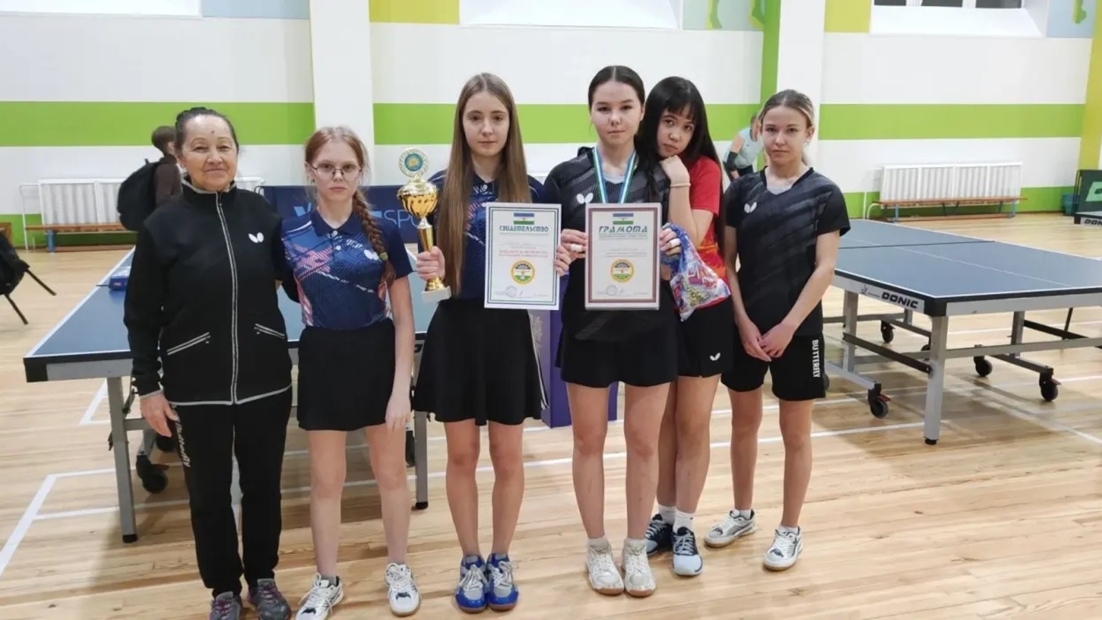 Теннисисты привезли награды