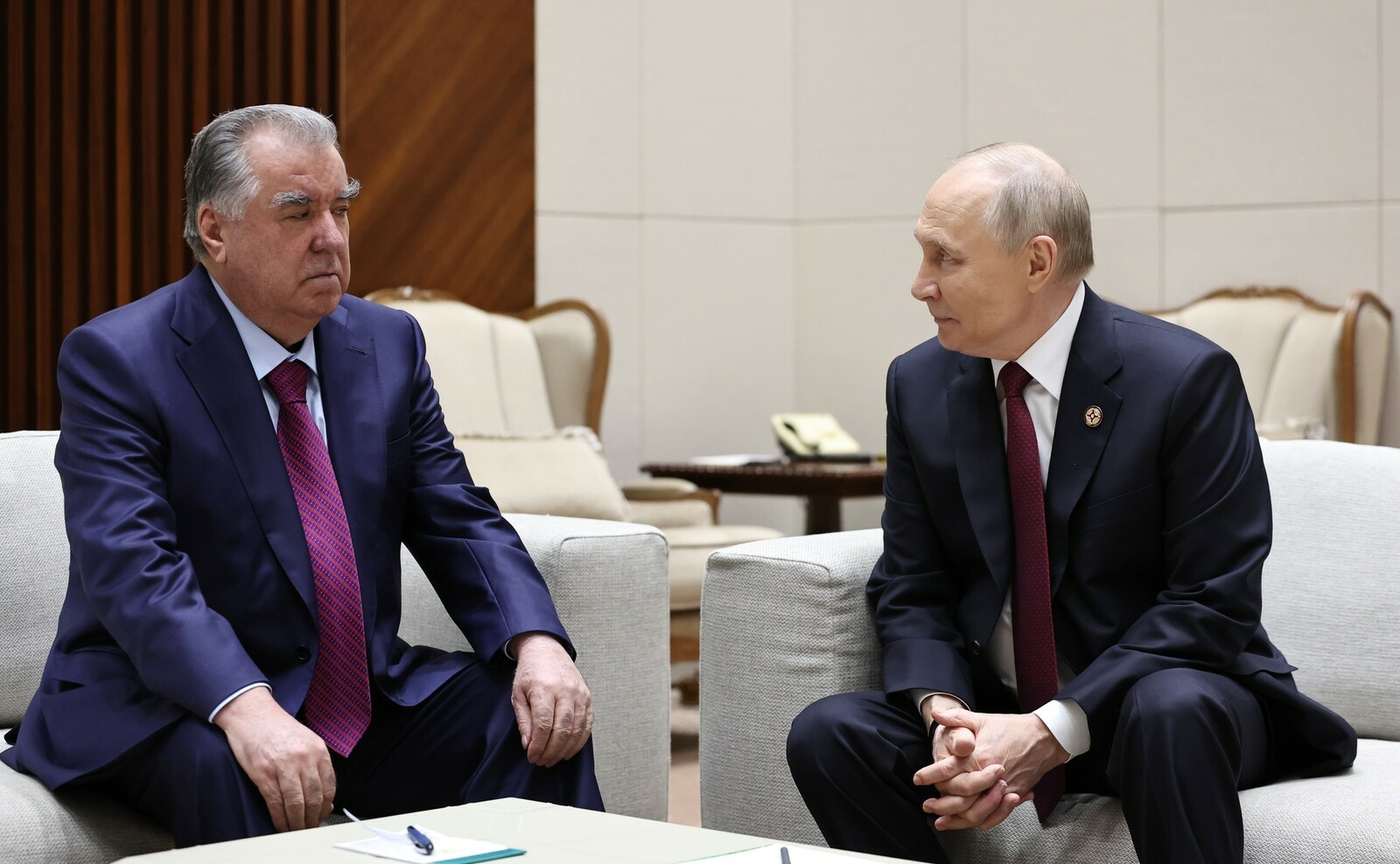 Встреча с Президентом Таджикистана Эмомали Рахмоном