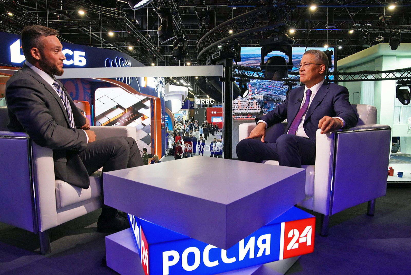 Интервью Радия Хабирова телеканалу «Россия 24»