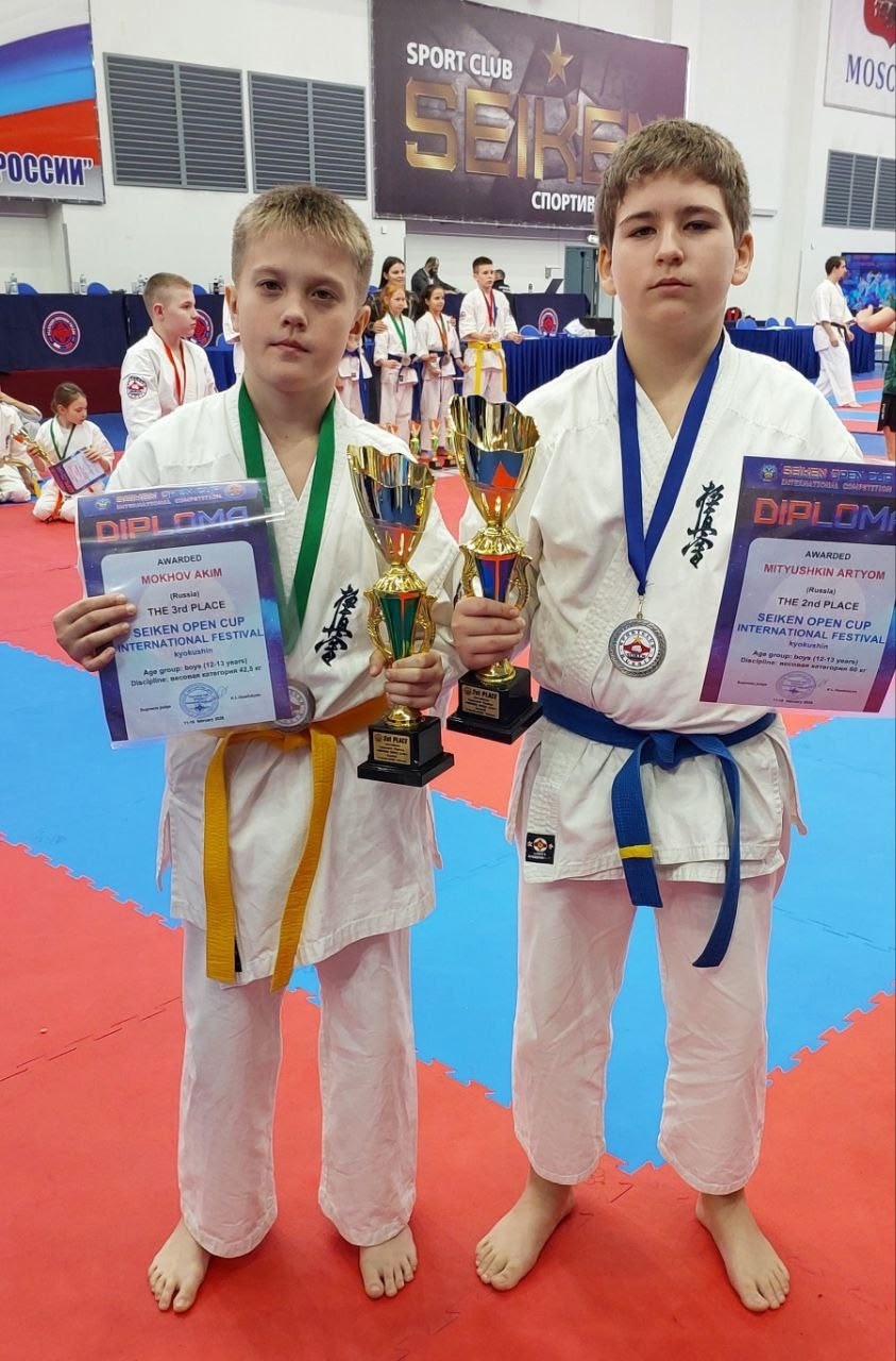 На пьедестале - каратисты