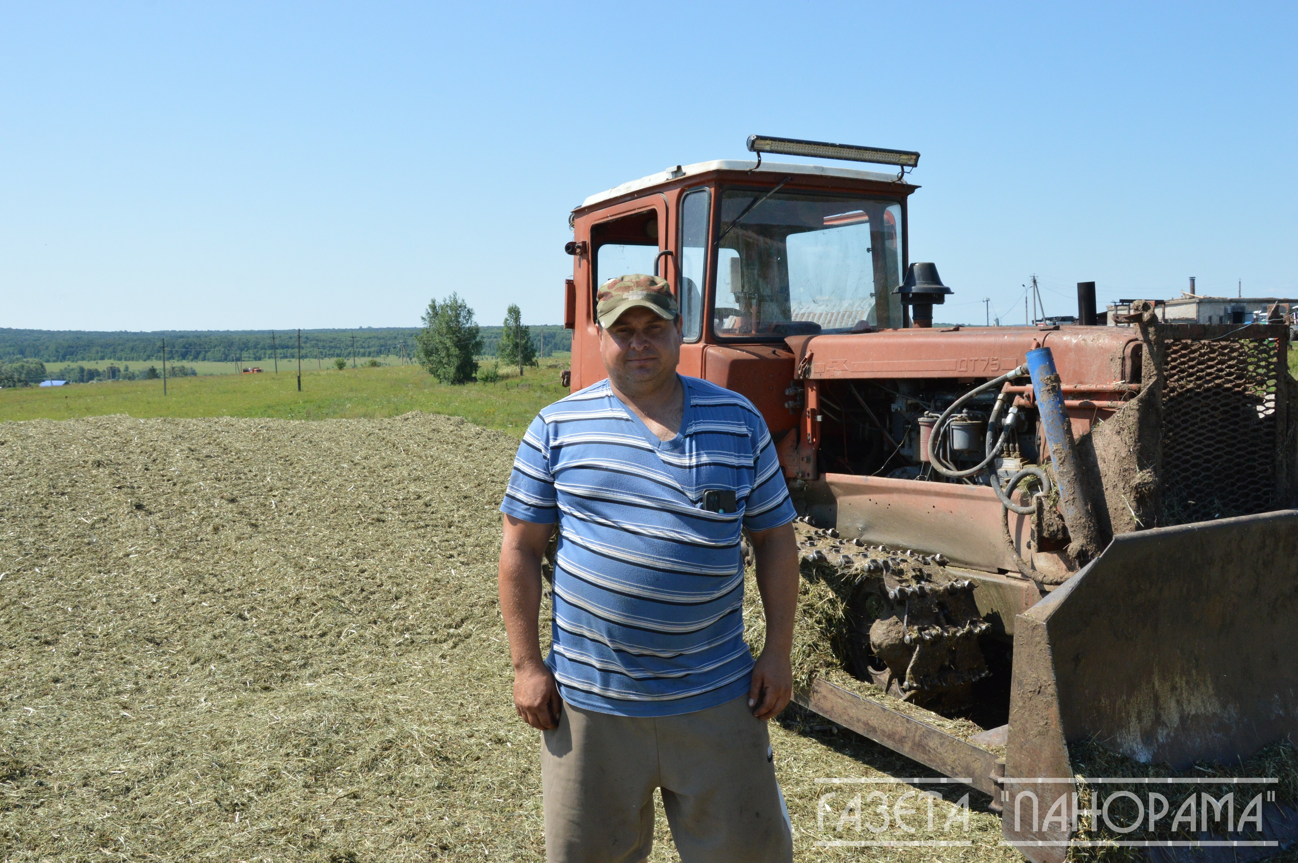 В Благовещенском районе полным ходом идет массовая заготовка кормов