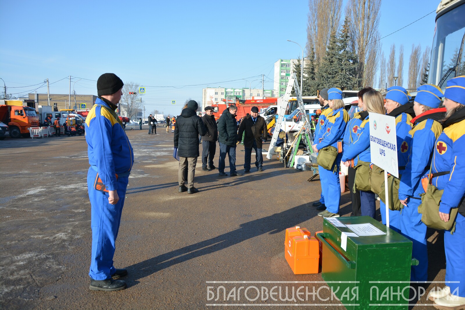 В Благовещенском районе прошел смотр техники