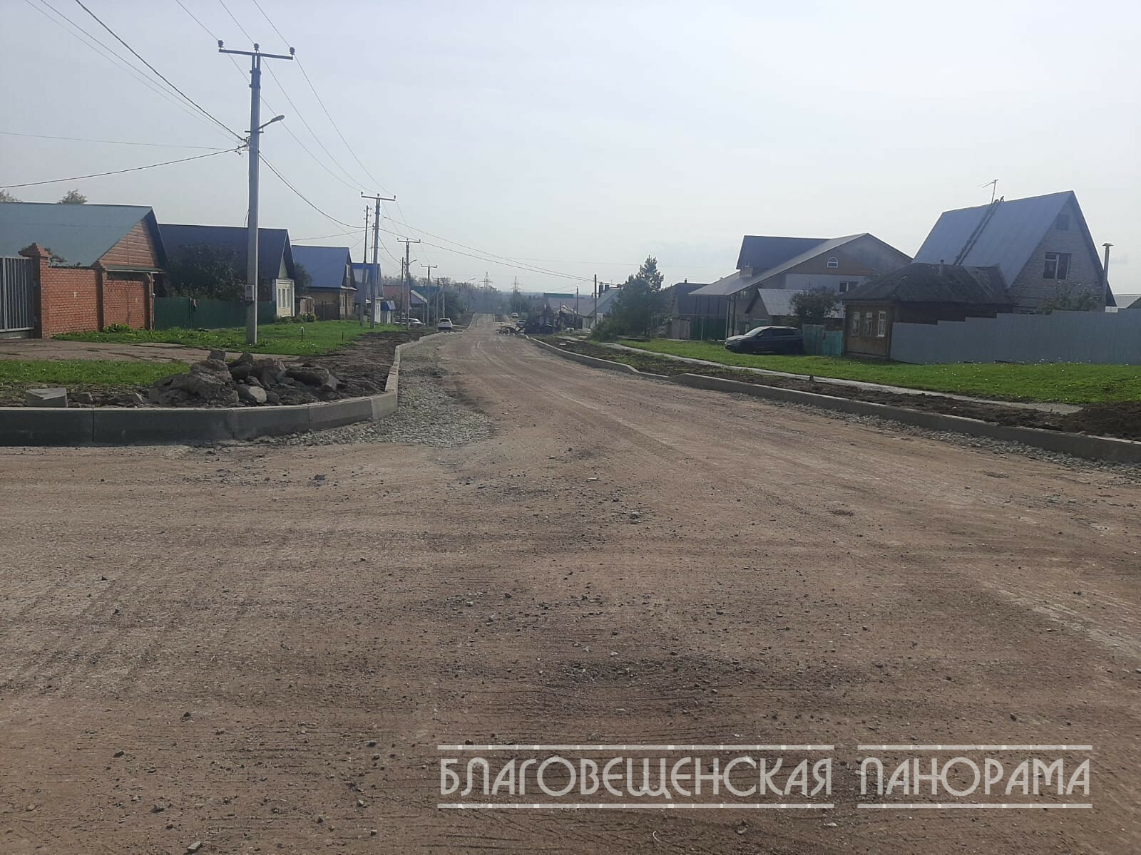 К садам Благовещенска отремонтировали дорогу