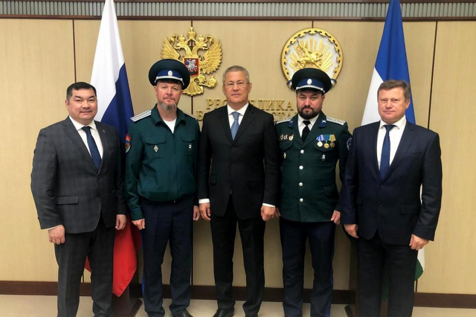 Встреча с атаманом Оренбургского войскового казачьего общества Игорем Цыгановым