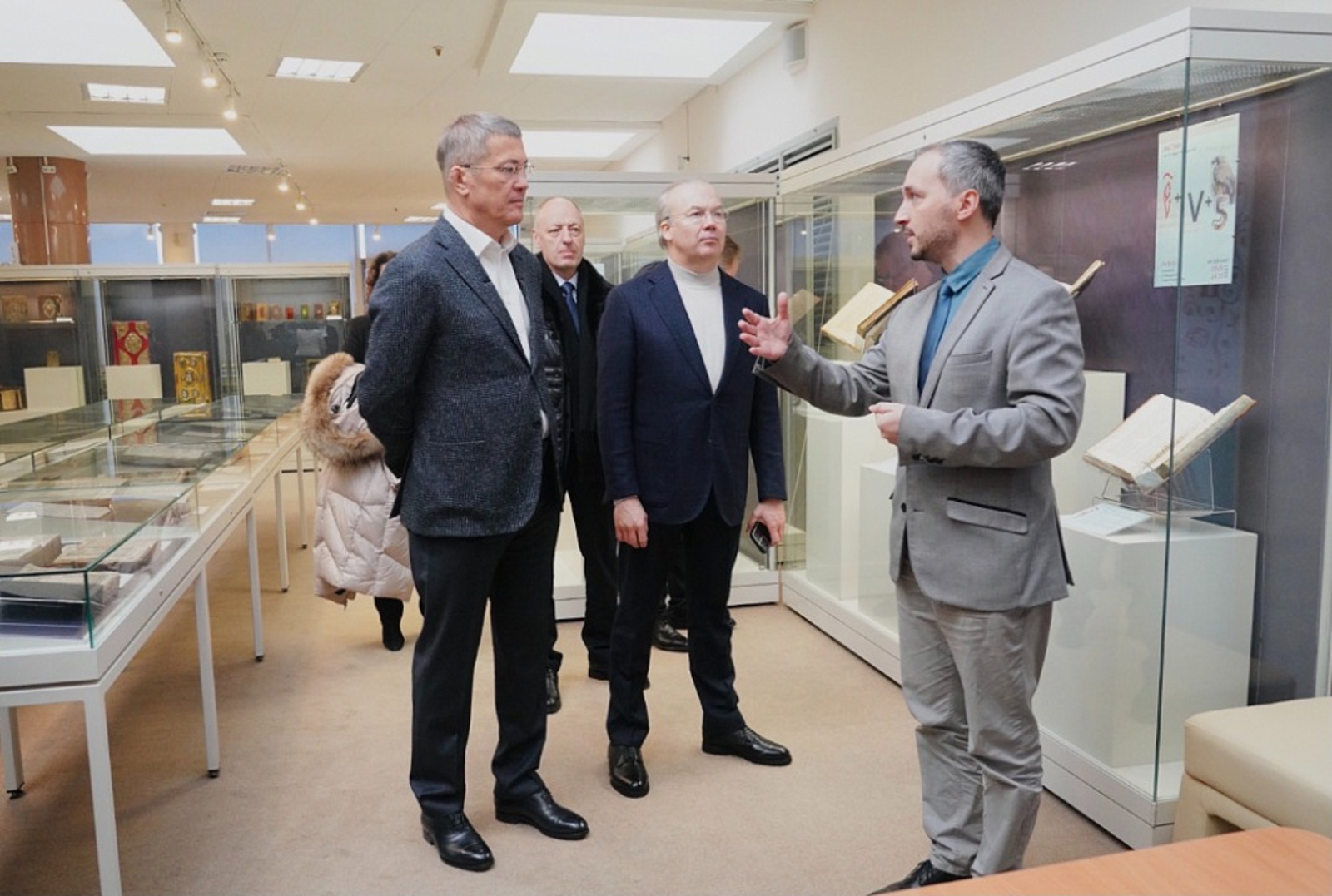 Радий Хабиров посетил Национальную библиотеку Беларуси