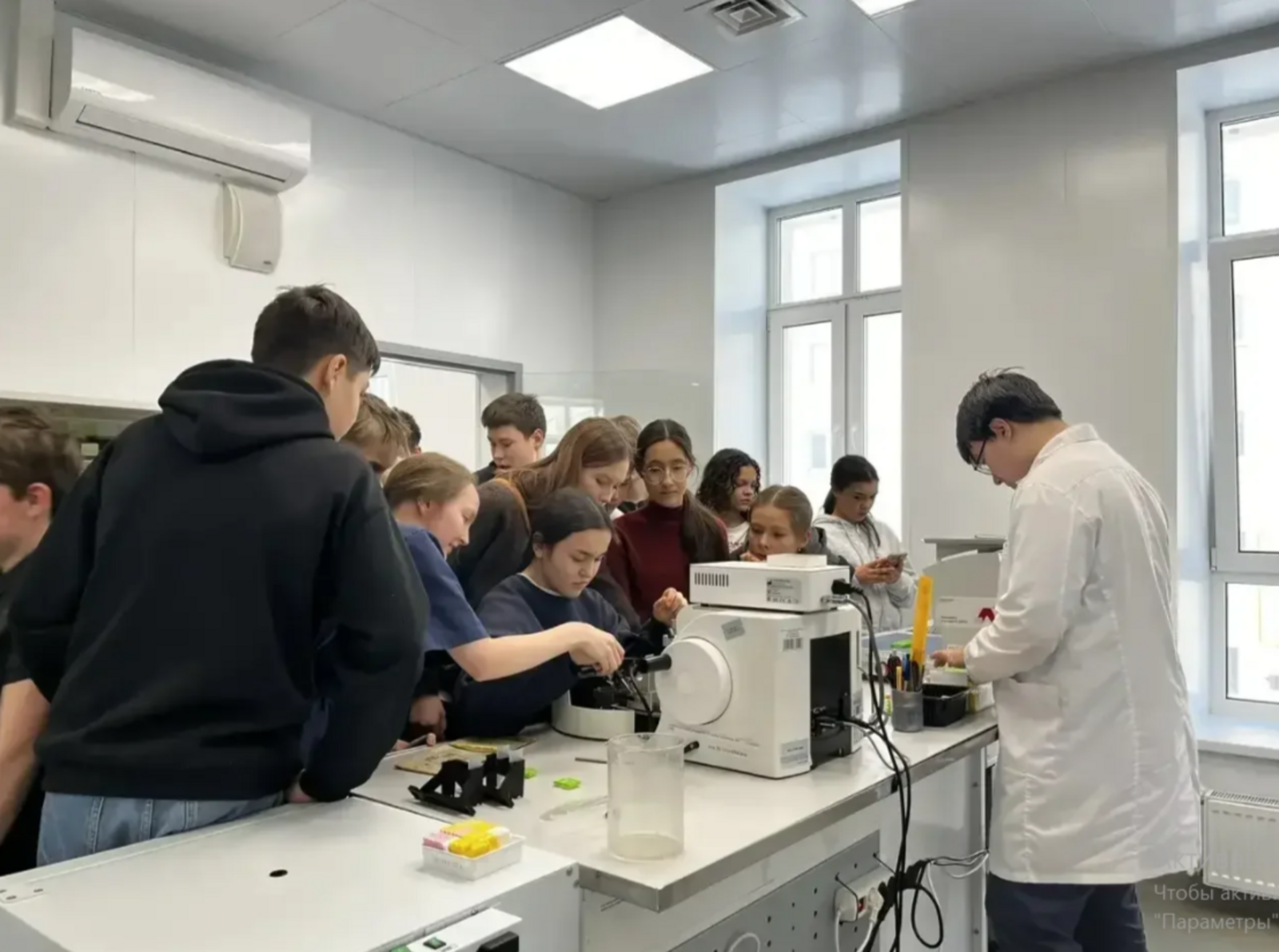 Уфимские школьники прошли по биолого-медицинскому маршруту в кампусе