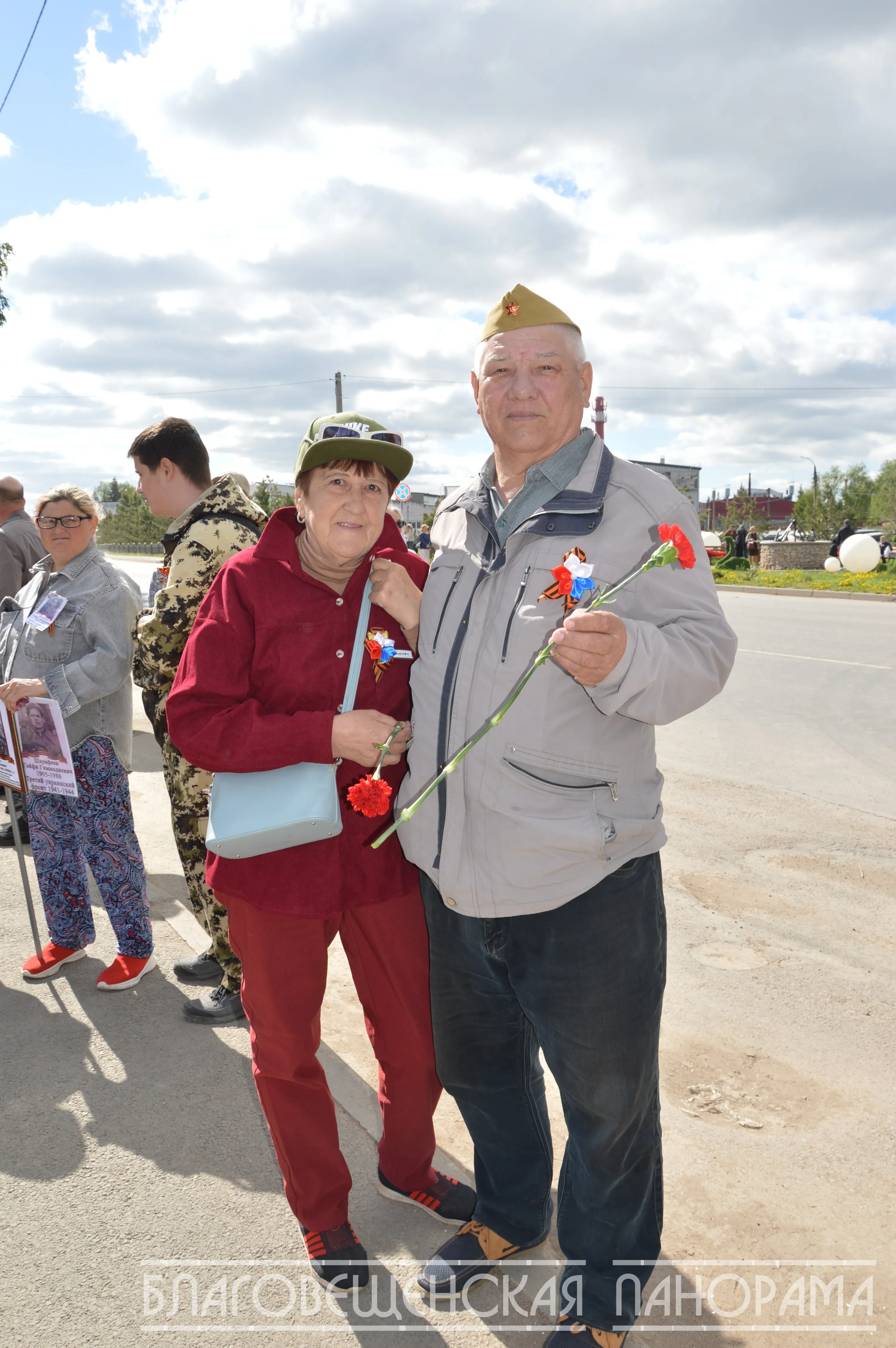 День Победы в Благовещенске