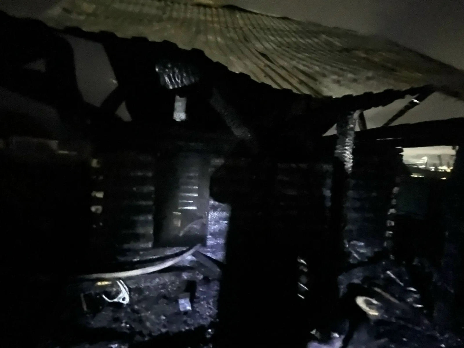 В Благовещенске мужчина получил сильные ожоги при пожаре