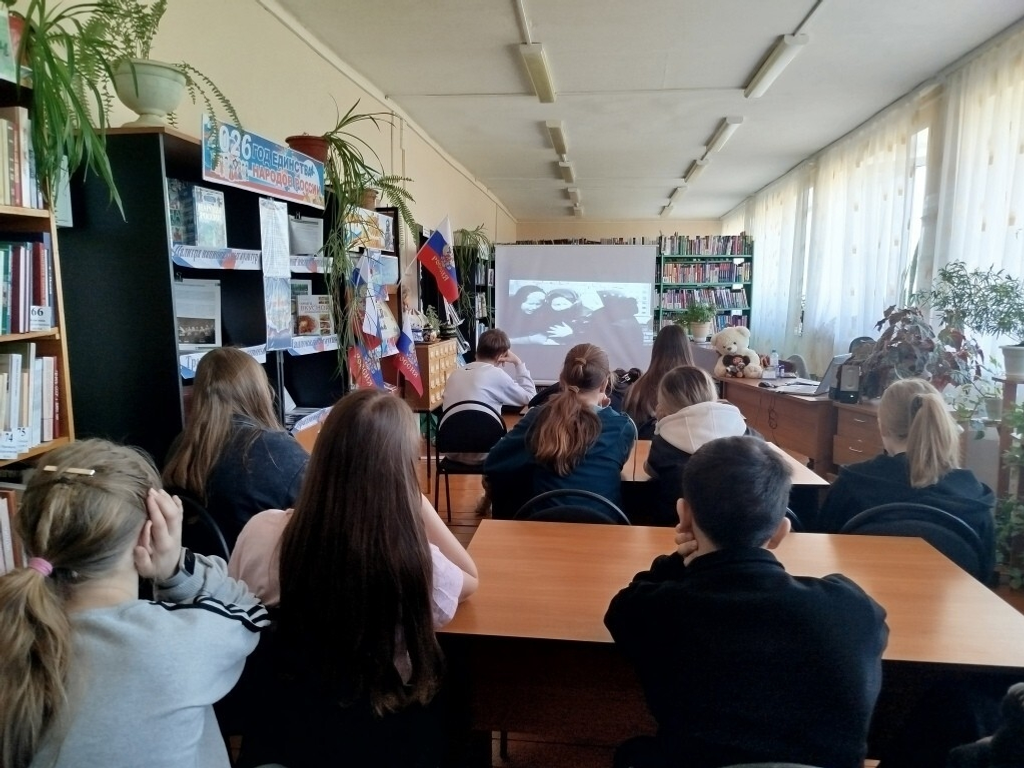 В сельской библиотеке прошел час памяти «Без срока давности»