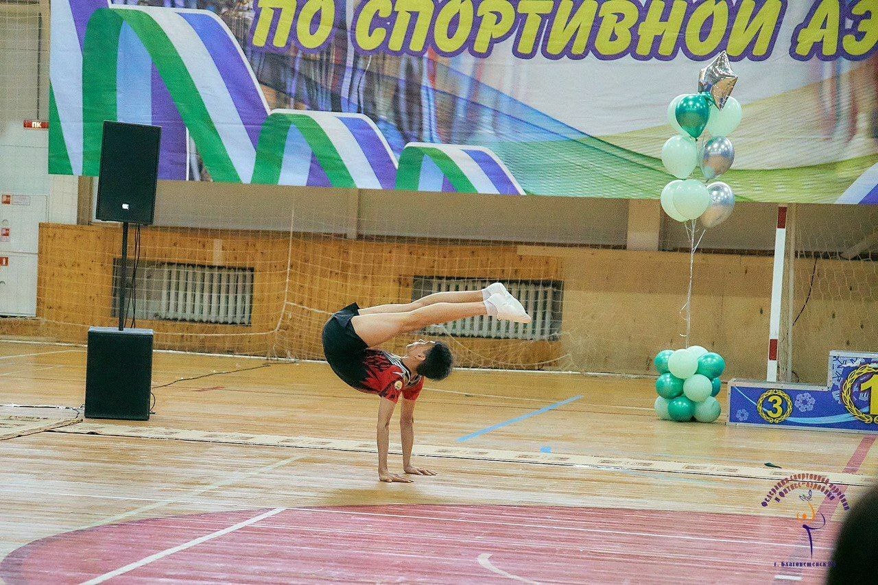 Благовещенские аэробисты успешно открыли соревновательный сезон