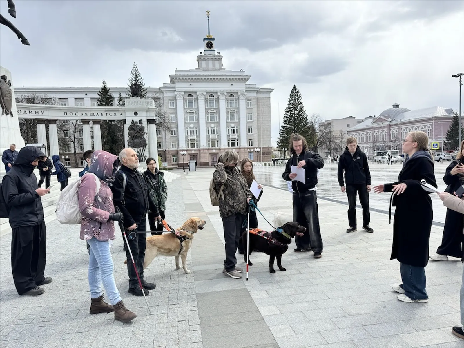 Студенты разработали экскурсию для незрячих