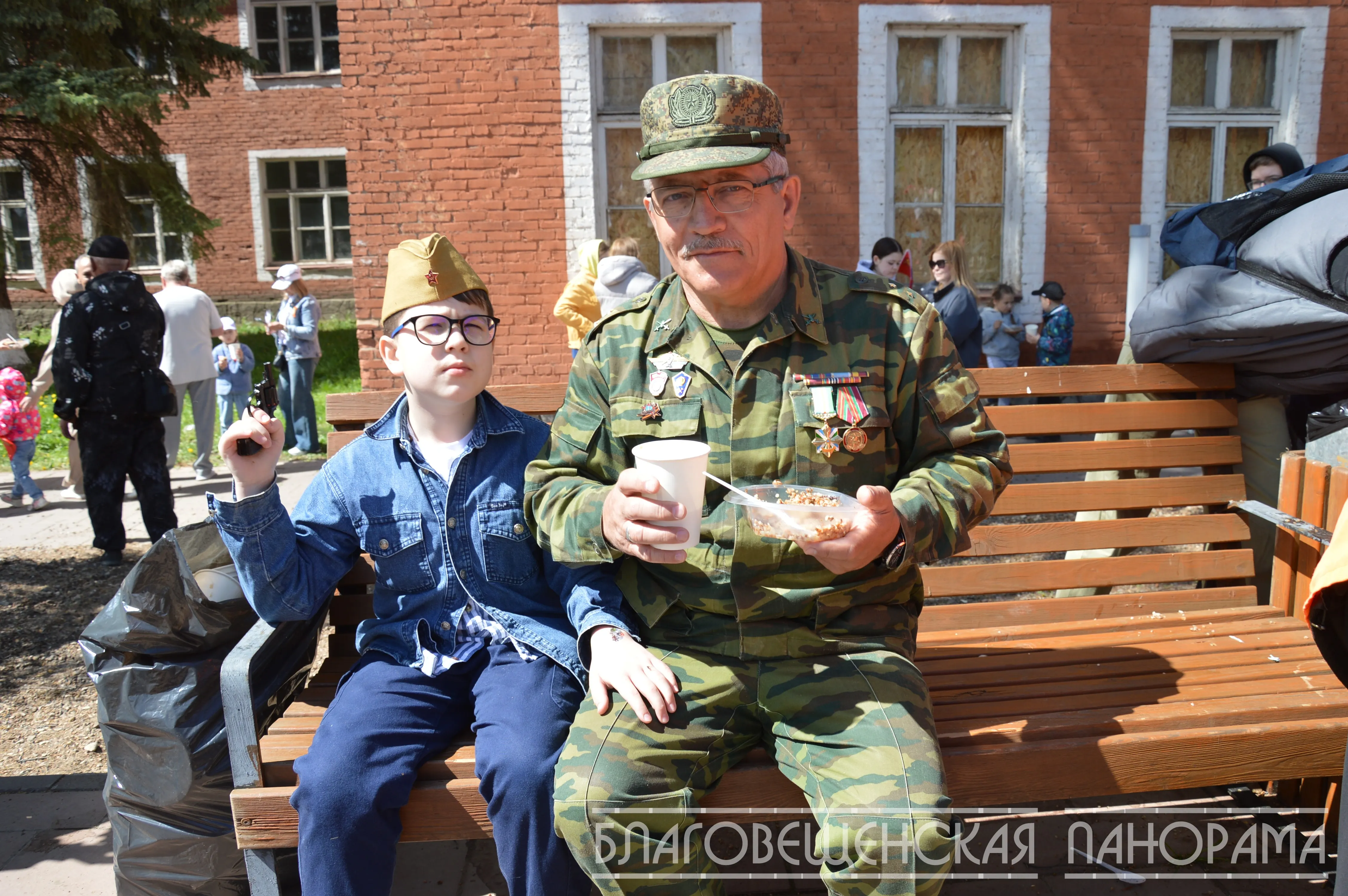 День Победы в Благовещенске