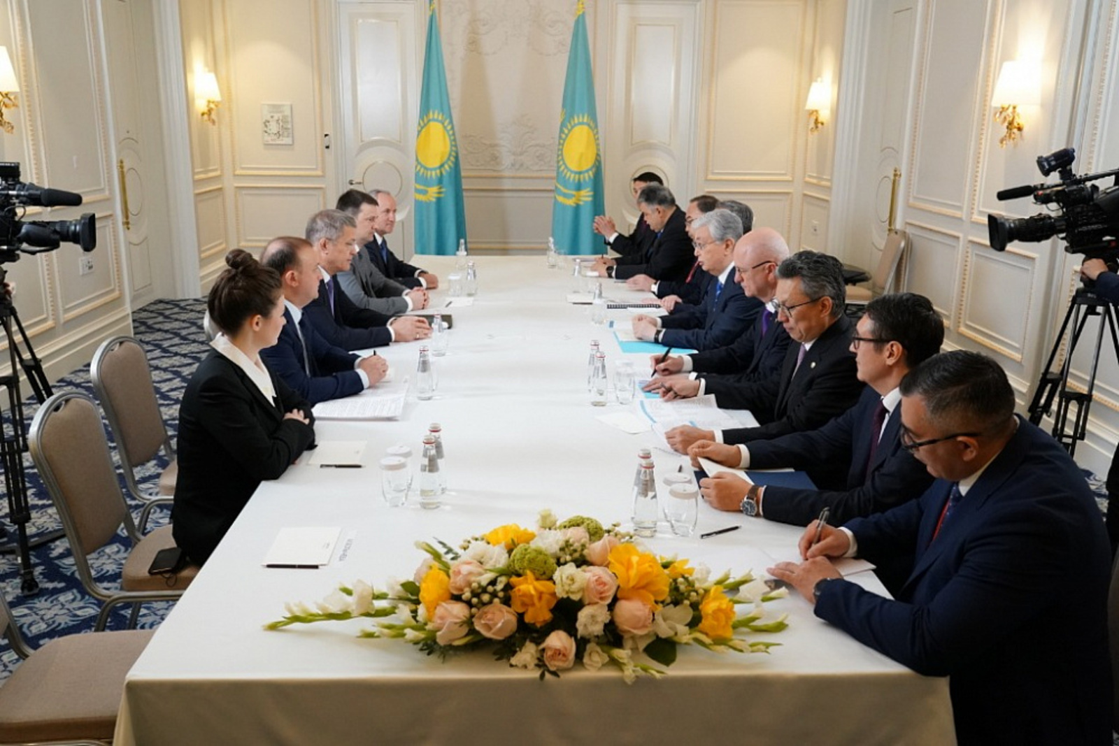 Главы Казахстана и Башкортостана обсудили меры меры по укреплению сотрудничества между республиками