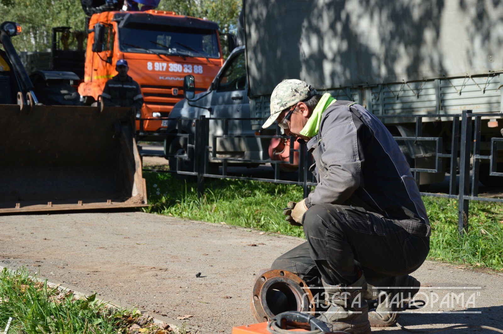 Водоканал обновляет магистраль и сети