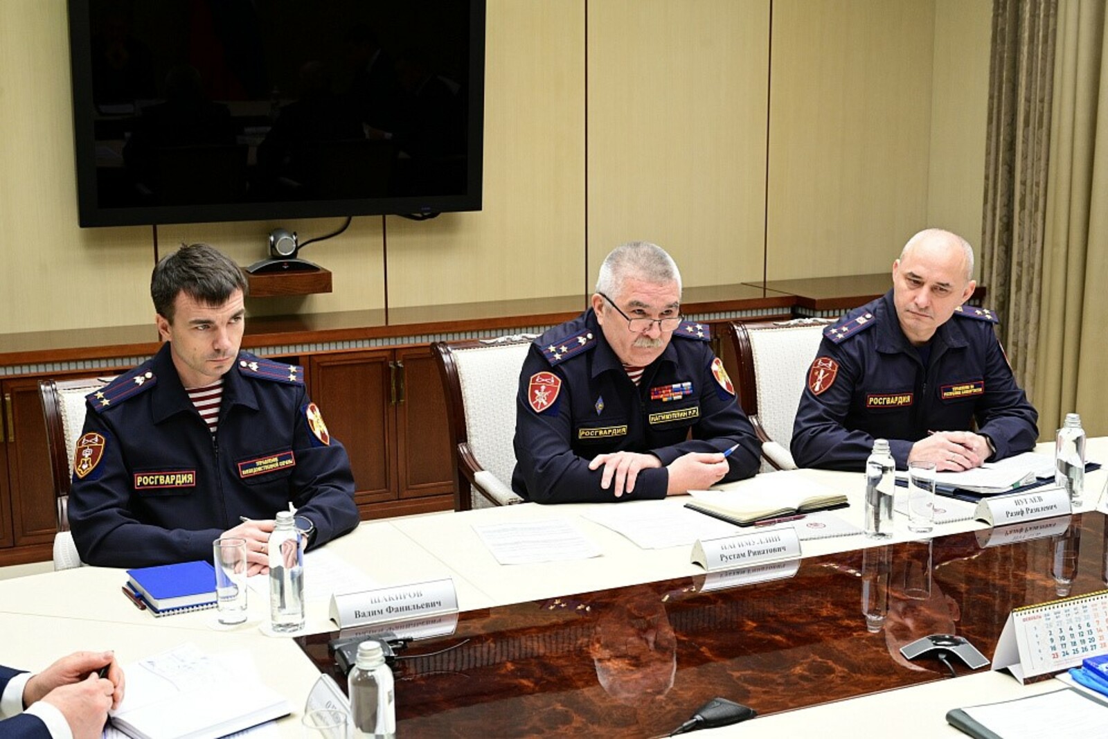 Встреча с врио начальника Управления Росгвардии по РБ Рустамом Нагимуллиным