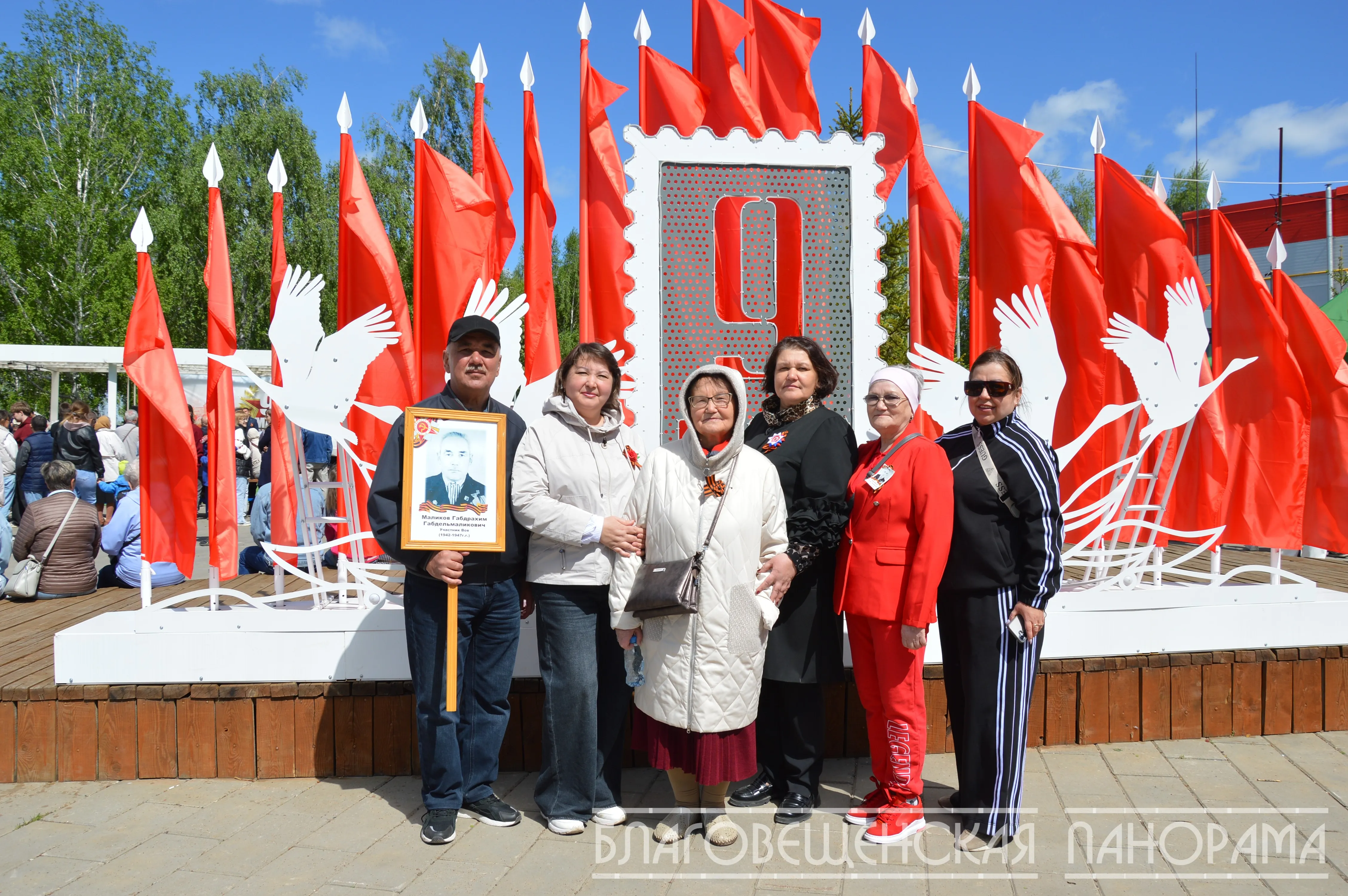 День Победы в Благовещенске