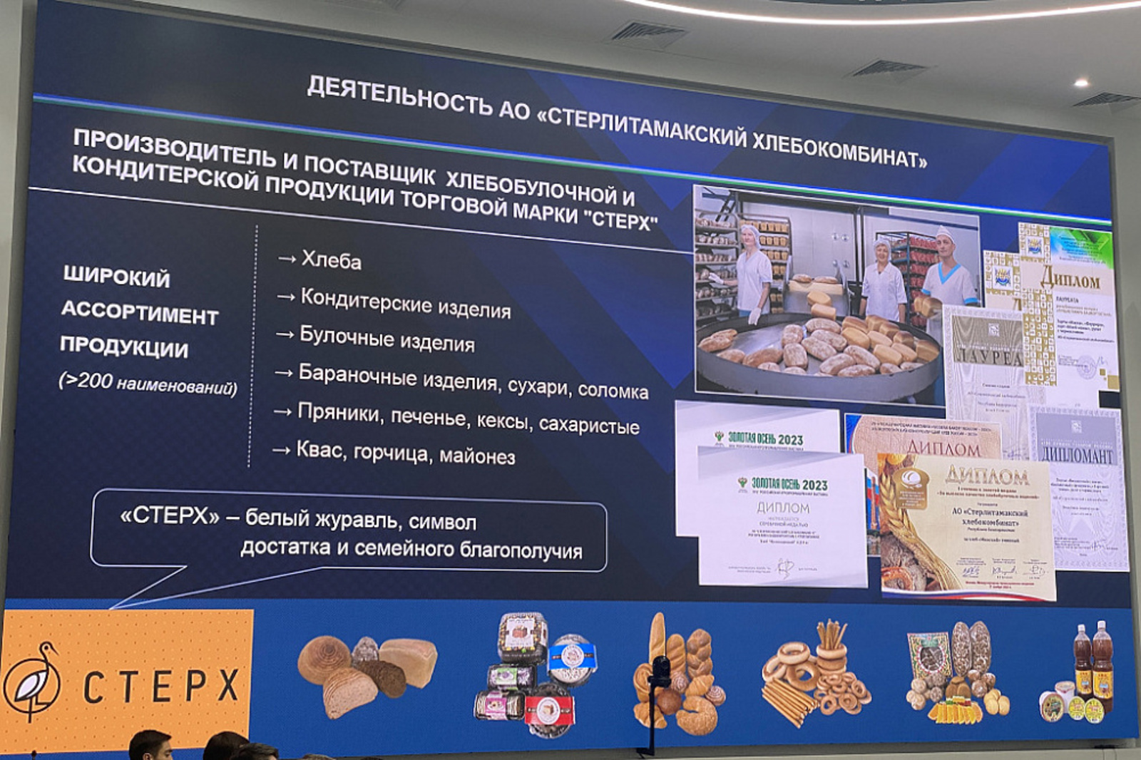 В 2023 году Стерлитамакский хлебокомбинат произвёл продукцию на 870 млн рублей