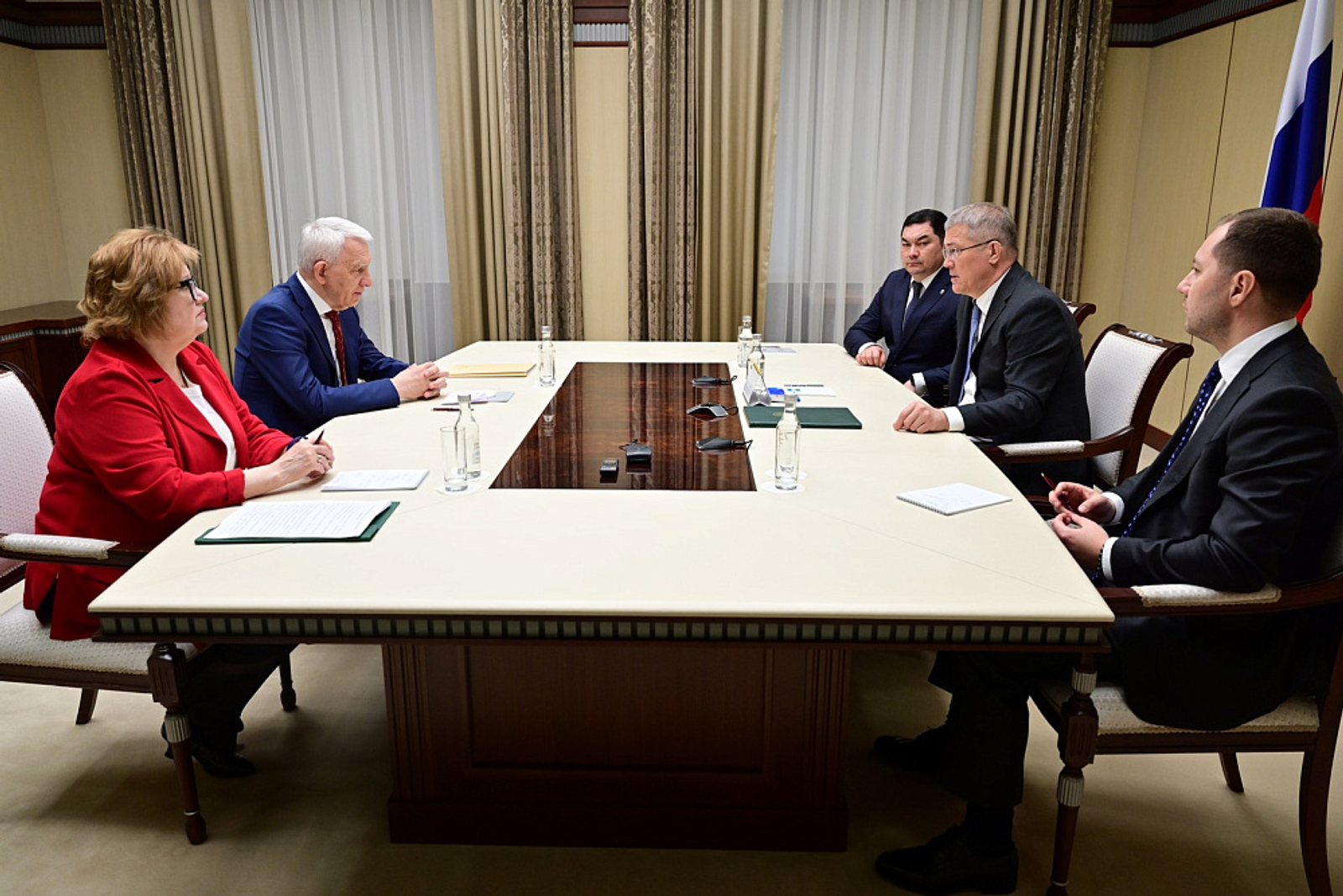 Встреча Главы Башкортостана с Евгением Шляхто