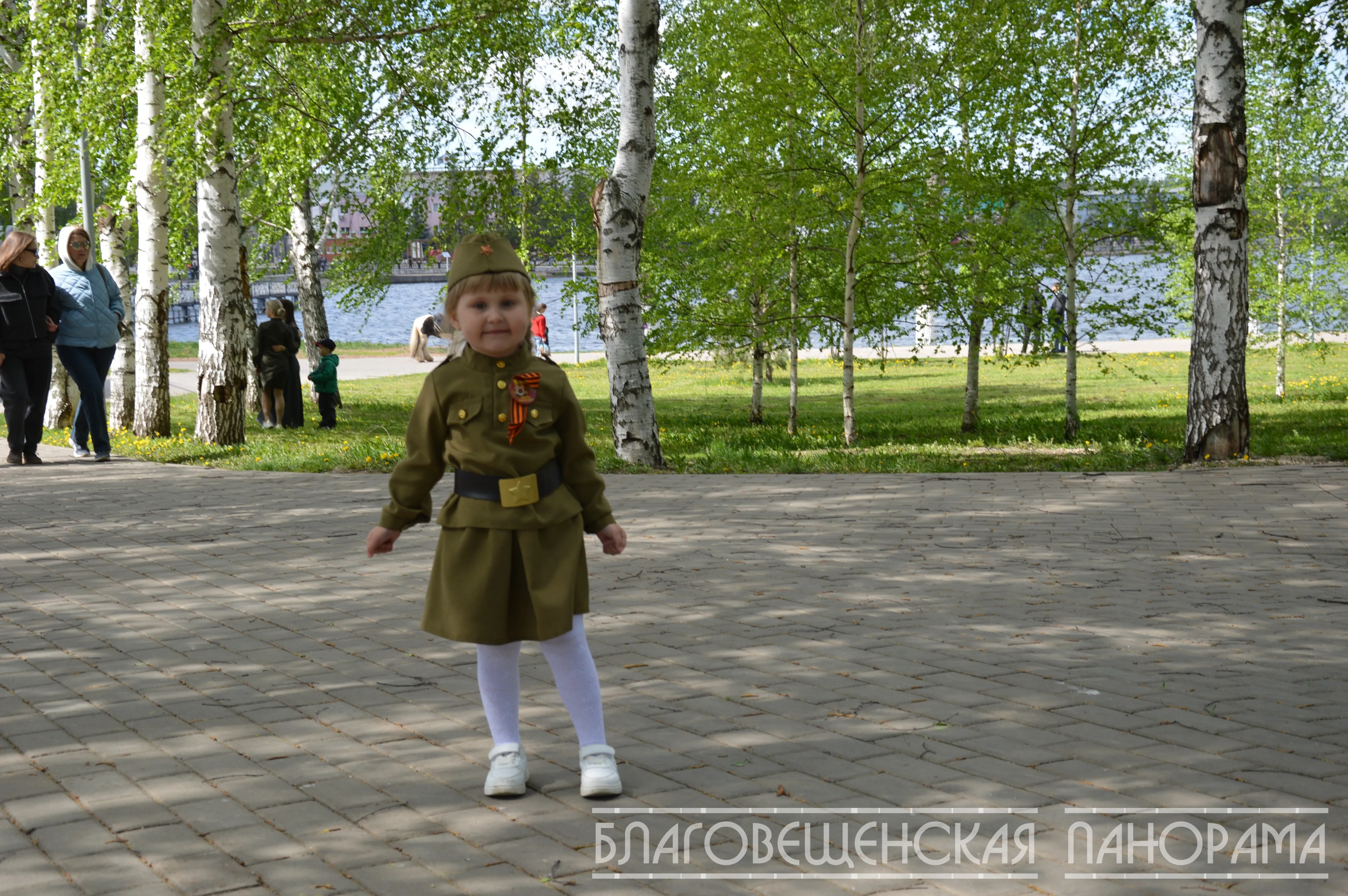 День Победы в Благовещенске